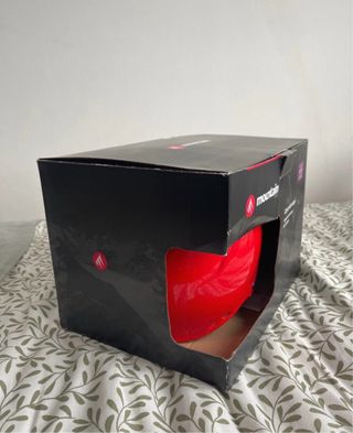 Casco y gafas Infantil Esquí Mountain Pro Rojo