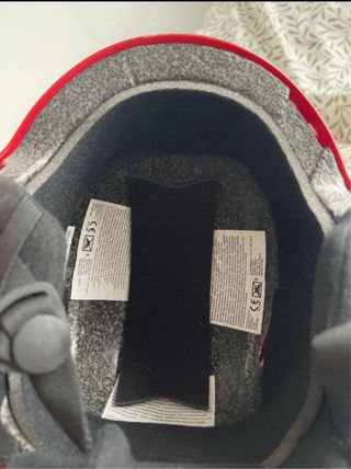 Casco y gafas Infantil Esquí Mountain Pro Rojo