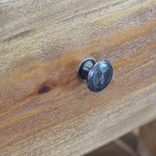 Mobiletto Legno Riciclato Rustico Salvaspazio 51cm