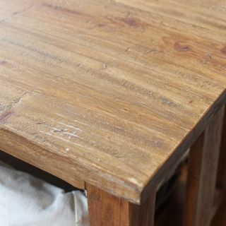 Mobiletto Legno Riciclato Rustico Salvaspazio 51cm