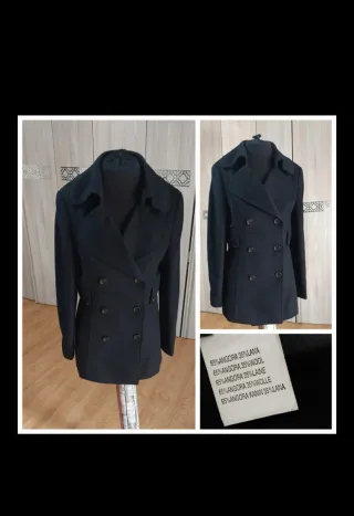 Cappotto doppiopetto donna Luca D'Altieri bello.