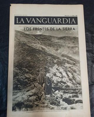 La vanguardia. Barcelona. 21 de octubre de 1936
