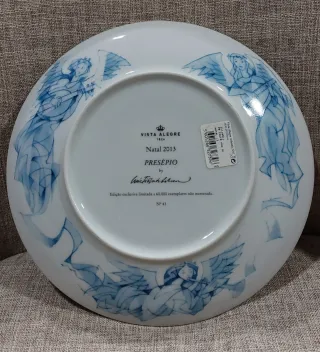 Prato "Coleção Natal" Vista Alegre, Ano 2013