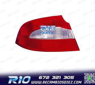 PILOTO IZQ PARA SKODA SUPERB 08-13 BLANCO ROJO