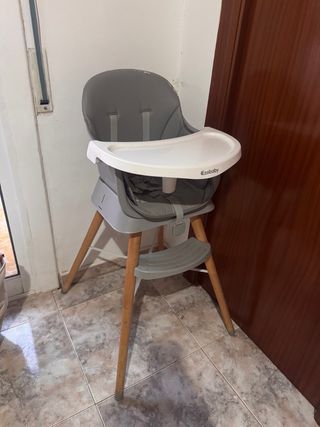 Trona Ezebaby gris multifunción