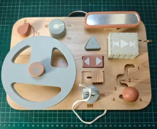 Puesto Conductor Montessori Madera x2