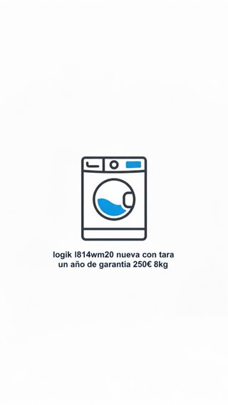 Logik L814WM20 (La "Clean Queen" de 8kg) 🇬🇧