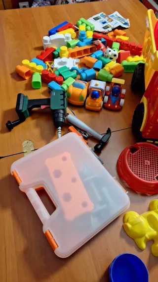 Lote Juguetes Construcción y Vehículos