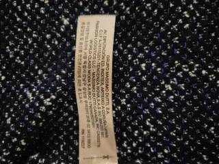 Chaqueta Massimo Dutti azul y blanco