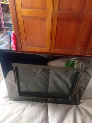 Marco de fotos gris/plateado