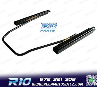 KIT ASIENTO BAQUET UNIVERSAL CUERO NEGRO ESTILO SPORTSTER CU