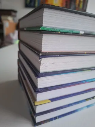 Lote 7 libros Polican. Dav Pilkey