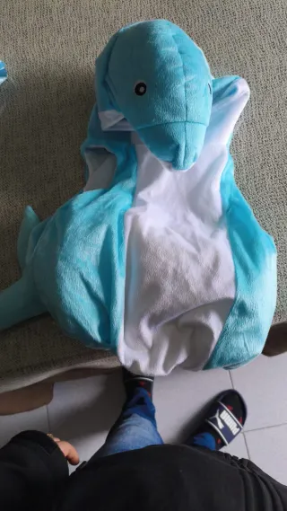 Disfraz de Tiburón Azul para Bebé