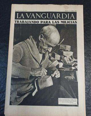 La vanguardia. Barcelona. 17 de octubre de 1936