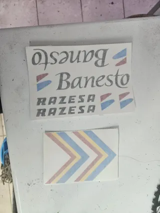 Pegatinas Banesto Razesa