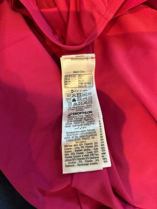 Bañador premamá Decathlon rosa