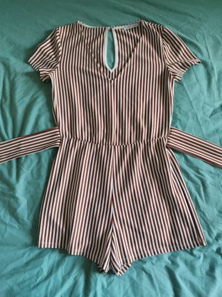 Tuta estiva Zara righe taglia M