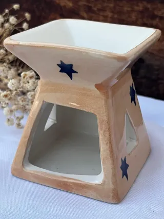 Quemador de Esencias Cerámica Decorado