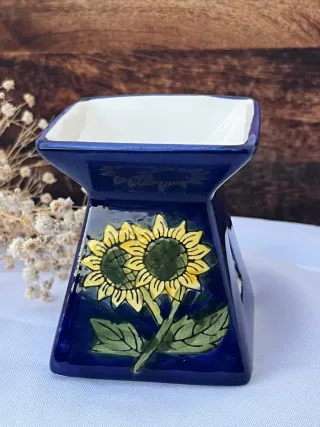 Quemador de Esencias Cerámica Decorado