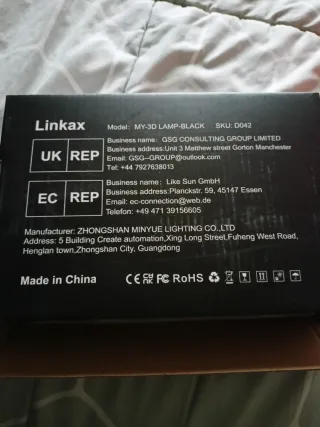 Lámpara 3D Fútbol Multicolor