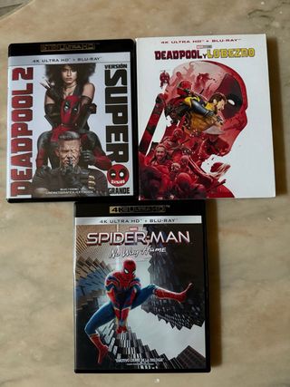 Lote 3 Películas Blu-ray 4K