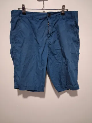 Pantalón corto hombre azul
