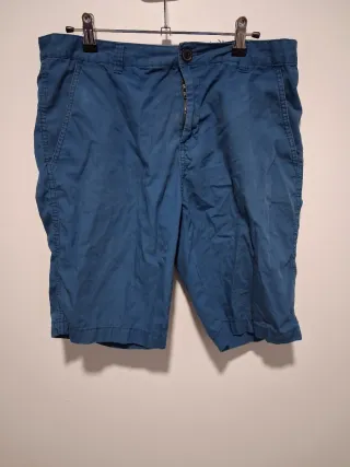 Pantalón corto hombre azul