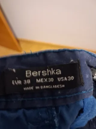 Pantalón corto hombre azul