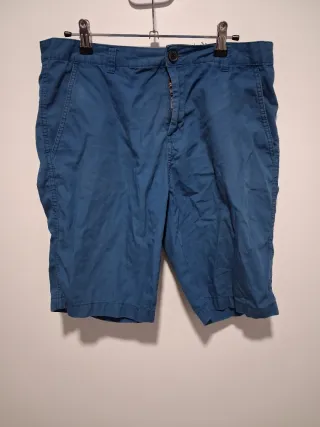 Pantalón corto hombre azul