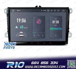 RADIO GPS ANDROID 11 PARA VOLKSWAGEN VW SEAT SKODA HEXA-CORE