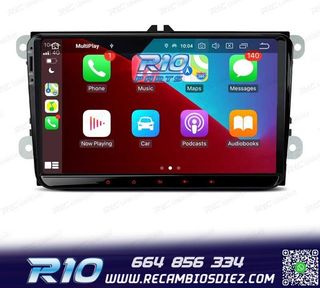 RADIO GPS ANDROID 11 PARA VOLKSWAGEN VW SEAT SKODA HEXA-CORE