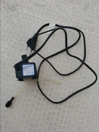 Acuario con filtro mini