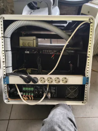 Maleta Rack etapa de potencia+mezclador