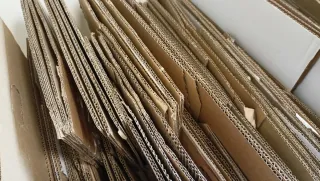 50 cajas de cartón para mudanza.