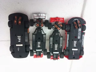 4 coches de slot Compac SCL 1:43