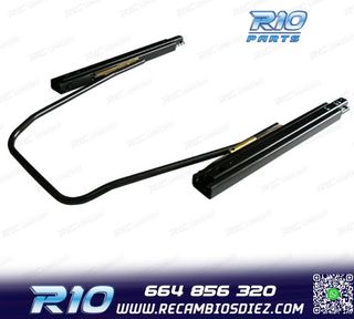 KIT ASIENTO BAQUET UNIVERSAL CUERO NEGRO ESTILO SPORTSTER CU