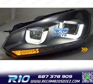 FAROS PARA VOLKSWAGEN VW GOLF VI LIMOUSINE 08-12 FULL LED DI