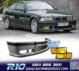 PARAGOLPES + NIEBLAS BMW E36 LOOK M3 AMARILLO