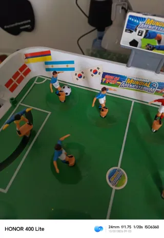 Piccolo biliardino da calcio