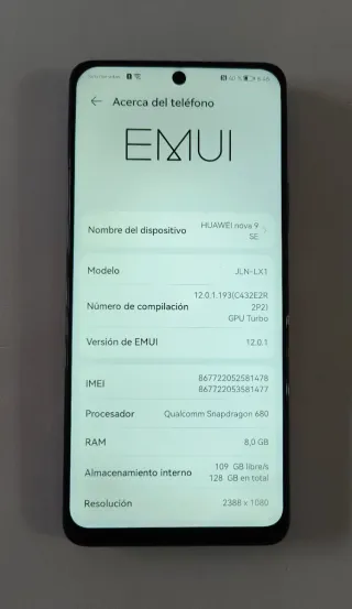 Huawei Nova 9 SE Morado/Plateado