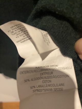 Jersey cuello alto lana Purificacion Garcia Talla
