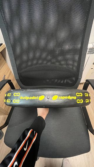 Pala Bullpadel Sonar Midline Negra y Amarilla