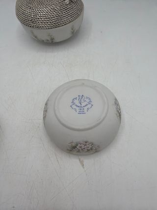 Scatola portagioie porcellana decorata