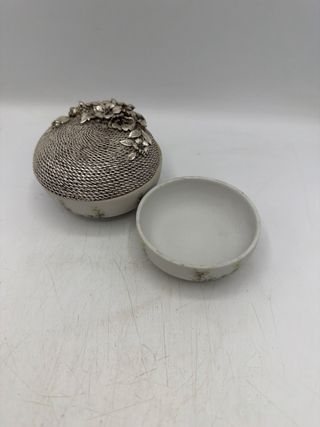 Scatola portagioie porcellana decorata