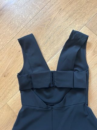 Vestido Negro Fiesta Zara Talla M