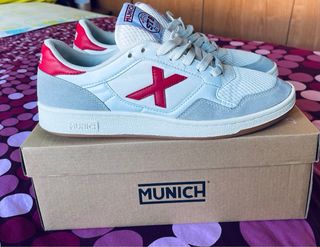 Zapatillas Munich Arrow 66 Rojas y Blancas
