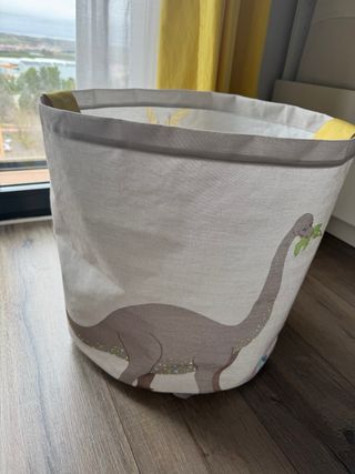Cesta almacenaje niños Ikea dinosaurios