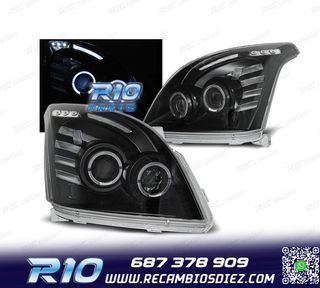 FAROS PARA TOYOTA LAND CRUISER FJ120 03-08 OJOS ANGEL FONDO