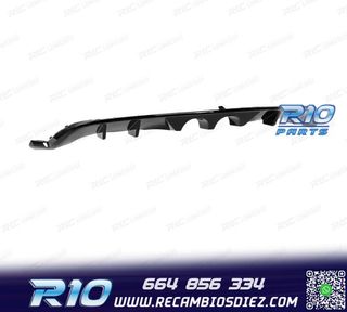 DIFUSOR VOLKSWAGEN VW GOLF 7 12-17 LOOK R400 NEGRO BRILLO