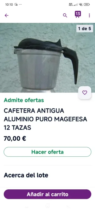 Due caffettiere express Magefesa anni '70